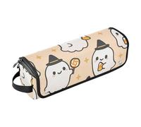 Borsa organizer per strumenti per capelli con motivo parata di fantasmi kawaii