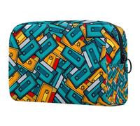 Borsa organizer per trucchi per fare sport, yoga, cane, astuccio per cosmetici, borsa portatile per articoli da toeletta per donne e uomini, Multicolore 10., 18.5x7.5x13cm/7.3x3x5.1in