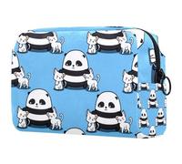 Borsa organizer per trucchi per fare sport, yoga, cane, astuccio per cosmetici, borsa portatile per articoli da toeletta per donne e uomini, Multicolore 06, 18.5x7.5x13cm/7.3x3x5.1in