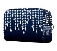 Borsa organizer per trucchi per fare sport, yoga, cane, astuccio per cosmetici, borsa portatile per articoli da toeletta per donne e uomini, Multicolore 02, 18.5x7.5x13cm/7.3x3x5.1in