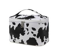 Borsa organizer per trucco - Borsa cosmetica da viaggio con stampa di mucca, articoli da toeletta con la nostra borsa da viaggio | Organizer per custodia per trucco impermeabile, borsa da viaggio,