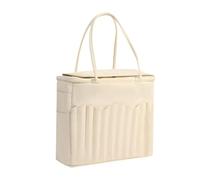 Borsa organizer per uncinetto con tasche multiple grande organizer Tote | Borsa per progetti all'uncinetto, borsa da viaggio per donne, mamma, principianti, amanti del mestiere, adulti