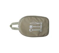 Borsa organizer per utensili da cucina impermeabile di grande capacità per campeggio all'aperto picnic borsa da viaggio borsa da viaggio, cachi
