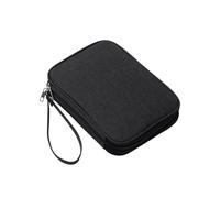 Borsa organizer portatile per elettronica dal design moderno, a doppio strato, impermeabile, per un uso alla moda e funzionale, custodia portatile per il trasporto a mano custodia per cavi