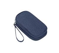 Borsa organizer portatile per elettronica dal design moderno, a doppio strato, impermeabile, per un uso alla moda e funzionale, custodia portatile per il trasporto a mano custodia per cavi