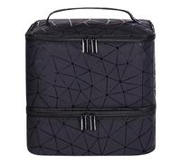 Borsa Organizer Smalti per Smalto, BYLife Doppio Strato Smalti Organizer per Unghie 30 Flaconi(15 ml), Valigetta Trucchi Beauty Case Donna Manicure Valigetta per unghie Organizzatore Trucchi