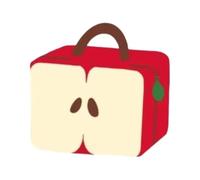 Borsa organizzata per trucco a tema frutta per donne che cercano una miscela di funzionalità e stili nei loro accessori porta trucchi per studenti