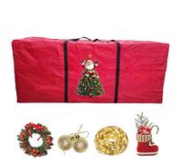 Borsa 'organizzatore di alberi per le vacanze, spaziosa borsa di stoccaggio di Natale per alberi e decorazioni artificiali, perfetta per il seminterrato o l'armadio Oxford la prossima stag