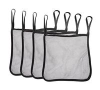 Borsa organizzatore per passeggino 4 pezzi con borsa da trasporto in rete Oxford nera Accessorio universale per organizer con spazio di archiviazione aggiuntivo o installazione semplice(Nero)