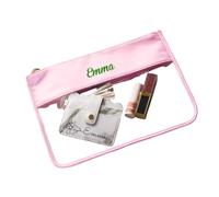 Borsa Organizzatore per Valigia Personalizzata Viaggiatori Frequenti Bustina Con Zip in PVC Impermeabile Portaoggetti Trasparente Cosmetici e per Donne Organizza Trucchi Accessori (Multicolore)