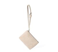 Borsa Organizzatori Stili Coreani Morbido Velluto Tasca Moneta Zip Chiusura Elegante Accessorio Sacchetto di Immagazzinaggio Per Le Donne Pratiche Cerniere Portafoglio, Beige, One Size