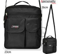 Borsa originale borsello uomo tracolla grande porta cellulare lavoro nero ipad