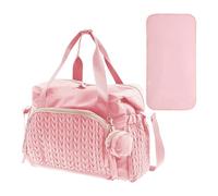 Borsa ospedaliera - Tote per pannolini di grande capacità con custodia del ciuccio | Organizzatore di viaggi per mamme, deposito di elementi essenziali per bambini riutilizzabili, borsa a spalla di ma