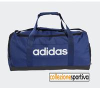 BORSA PALESTRA ADIDAS ESSENTIALS LINEAR DUFFEL M - IN6116 col. blu/bianco