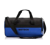 Borsa Palestra con Scomparto per Scarpe Borsone Viaggio Borse Piscina Sportiva Duffel Bag per Uomo Donna - Borsa a Tracolla Spalla Weekend Campeggio Sport Fitness 25L (Blu/nero, 25L)