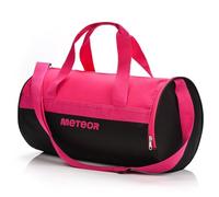Borsa Palestra con Scomparto per Scarpe Borsone Viaggio Borse Piscina Sportiva Duffel Bag per Uomo Donna - Borsa a Tracolla Spalla Weekend Campeggio Sport Fitness 25L (Rosa/nero, 25L)