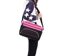 Borsa Parrucchiere, Borsa a Tracolla per Strumenti Parrucchiere, Interno Nero Antimacchia per Una Maggiore Durata, Contiene I Bigodini per Asciugacapelli per Parrucchieri Mobili (rosa)