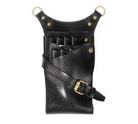 Borsa Parrucchiere Borsa for forbici da parrucchiere, 7 scomparti, borsa for, con clip, custodia for barbiere, cintura(Noir)