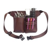 Borsa Parrucchiere Borsa for kit di forbici da parrucchiere con cintura in vita, fermagli for capelli maggiore capacità, pettini arricciacapelli, borse portaoggetti, custodia for(Coffee)