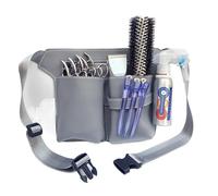 Borsa Parrucchiere Borsa for kit di forbici da parrucchiere con cintura in vita, fermagli for capelli maggiore capacità, pettini arricciacapelli, borse portaoggetti, custodia for(GRAY)