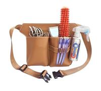 Borsa Parrucchiere Borsa for kit di forbici da parrucchiere con cintura in vita, fermagli for capelli maggiore capacità, pettini arricciacapelli, borse portaoggetti, custodia for(Khaki)