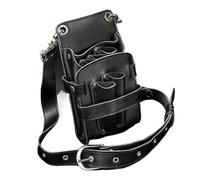 Borsa Parrucchiere Borsa pieghevole for forbici for capelli, custodia for pettine, marsupio, borsa a tracolla, for da barbiere e salone di bellezza(C)