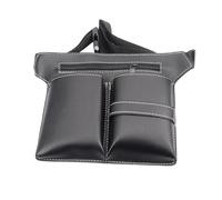 Borsa Parrucchiere Borsa porta attrezzi for capelli in pelle PU nera for il taglio dei