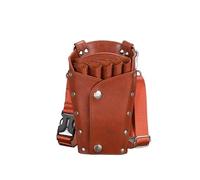 Borsa Parrucchiere Borsa porta forbici for capelli con tracolla for parrucchieri, barbiere, in pelle PU, custodia for attrezzi da parrucchiere(Color 7)