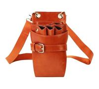 Borsa Parrucchiere Borsa portautensili portatile for parrucchiere, design alla moda, for lo styling dei capelli, tracolla, borsa professionale for(Brown)