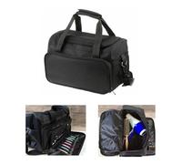 Borsa Parrucchiere Strumenti for lo styling for parrucchieri professionali neri Custodia for il trasporto Borsa organizer di grande capacità for parrucchiere Stilista Barbiere