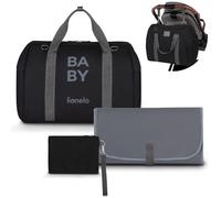 Lionelo Ida - Borsa Fasciatoio per Passeggino Organizer neonato colore Black Onyx