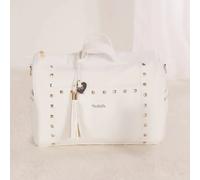 Borsa Passeggio Colette Borchiata Bianco in Ecopelle