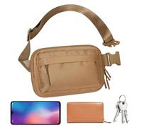 Borsa Passel Per L'allenamento, La Borsa 'anca Jogging Con Scompartimento Cellulare | Sacchetti Sportivi Ultra Luce, In Esecuzione Impermeabile, Tasca Alla Moda Regolabile Per Attività A