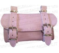 BORSA PELLE Rosa BORSELLO BICI BICICLETTA SOTTOSELLA VINTAGE Leather Tools Bag