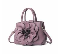 BORSA PELLICCIA DA DONNA DONNE BAG BORSETTA A SPALLA TRACOLLA 3D FIORE