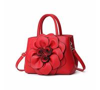 BORSA PELLICCIA DA DONNA DONNE BAG BORSETTA A SPALLA TRACOLLA 3D FIORE
