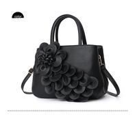 BORSA PELLICCIA DA DONNA DONNE BAG BORSETTA A SPALLA TRACOLLA 3D FIORE