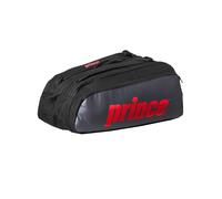 Borsa per 3 racchette Prince Tour Comp Nero/Rosso Poppy