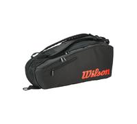 Borsa per racchette Wilson Clash V3 6PK Racquet Bag Black/Infrared