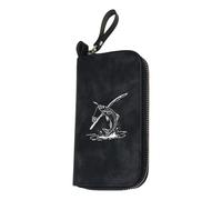 Borsa per accessori da pesca, in pelle sintetica, valigetta porta attrezzi | Organizer per esche da pesca per spigola, attrezzatura da esca, ganci per acqua salata, viti e