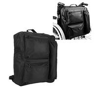 Borsa per accessori per sedie a rotelle, borse per sedie a rotelle da appendere sullo spazio di archiviazione del retro Organizzatore di stoccaggio laterale di grande capacità per