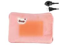 Borsa Per Acqua Calda Elettrica Ricaricabile - Scaldamani Elettrico Impermeabile Alle Perdite - Borsa 'Acqua Calda con Copertura Morbida,Per Inverno Freddo Periodo Crampi Muscoli Collo Spalle Gambe