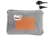 Borsa per acqua calda elettrica | Scaldamani ricaricabile impermeabile | Cuscino riscaldante per la borsa 'acqua calda | Per l'inverno in freddo, crampi muscolari, collo, spalle, gambe