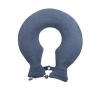 Ｚｉａｌｏｆｉ Borsa per Acqua Calda per Il Collo, Scaldacollo, Borsa Termica Invernale, Riutilizzabile, Portatile, con Tappo a Vite a Prova di Perdite, Blu Scuro