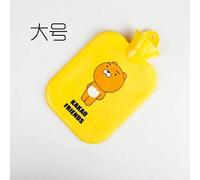 Borsa per acqua calda per iniezione di acqua calda calda e portatile ufficio studente caldo piede caldo borsa a mano calda-Leone grande giallo