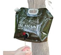 Borsa per acqua da campeggio, 7,5 litri, grande capacità, | serbatoio d'acqua verde con rubinetto, per gli i viaggi, il campeggio le pic-nic, l'escursionismo, l'arrampicata e il