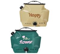 Borsa per acqua da trekking - Contenitore per acqua portatile 8 litri - Contenitore pieghevole grande apertura facile per escursioni a piedi spiaggia sport estremi