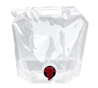 Borsa per acqua pieghevole da 5 l/10 l con rubinetto | Contenitore per acqua verticale in PET/PA/PE a 3 strati,