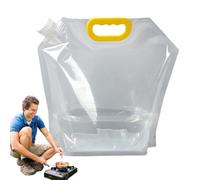 Borsa per acqua portatile da campeggio - serbatoio d'acqua compatto e pieghevole per escursioni, viaggi, emergenza | Borsa per acqua pieghevole per area esterna, soluzione di uscita per sto