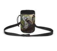 Borsa per addestramento cani con lemure con coda ad anello per addestramento cani da compagnia, borsa da addestramento per cani, Lemur coda ad anello, Taglia unica, Borsa da addestramento per cani